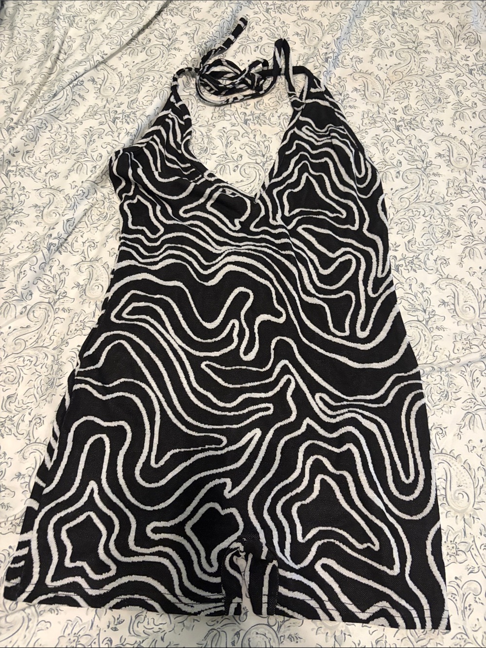 Fashion Nova Zebra Romper